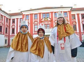 Tři králové dorazili i na litoměřické biskupství